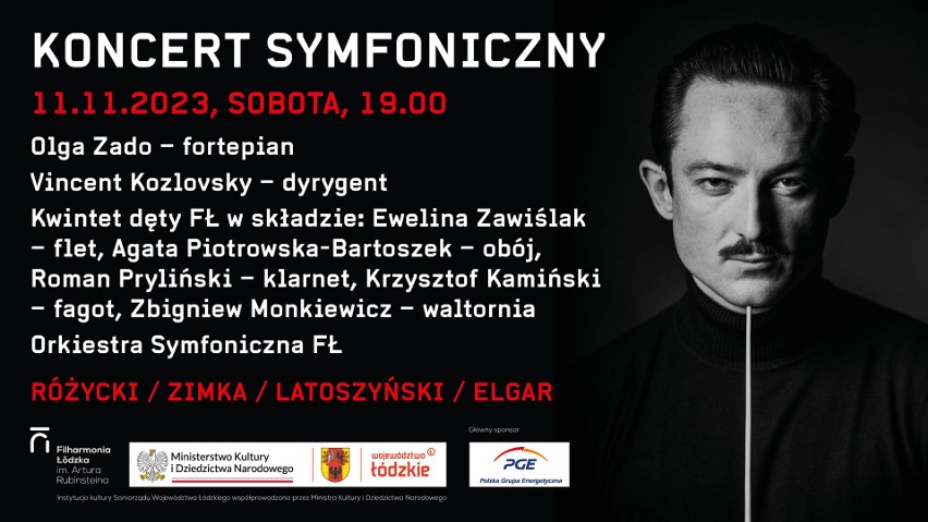 Koncert z muzyką polską z okazji Święta Niepodległości w Filharmonii Łódzkiej