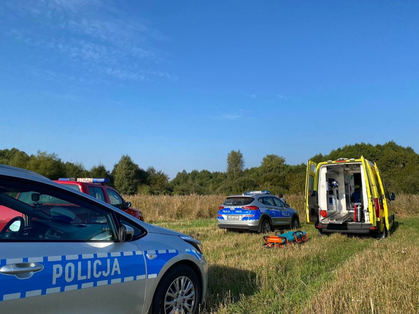 Kolno. Szczęśliwe zakończenie poszukiwań zaginionego 80-letniego mężczyzny. Znalazł go operator drona [ZDJĘCIA]