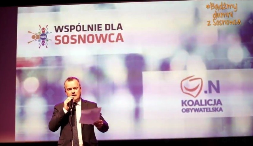 Konwencja Koalicji Obywatelskiej w Sosnowcu z Grzegorzem Schetyną, Katarzyną Lubnauer i Barbarą Nowacką