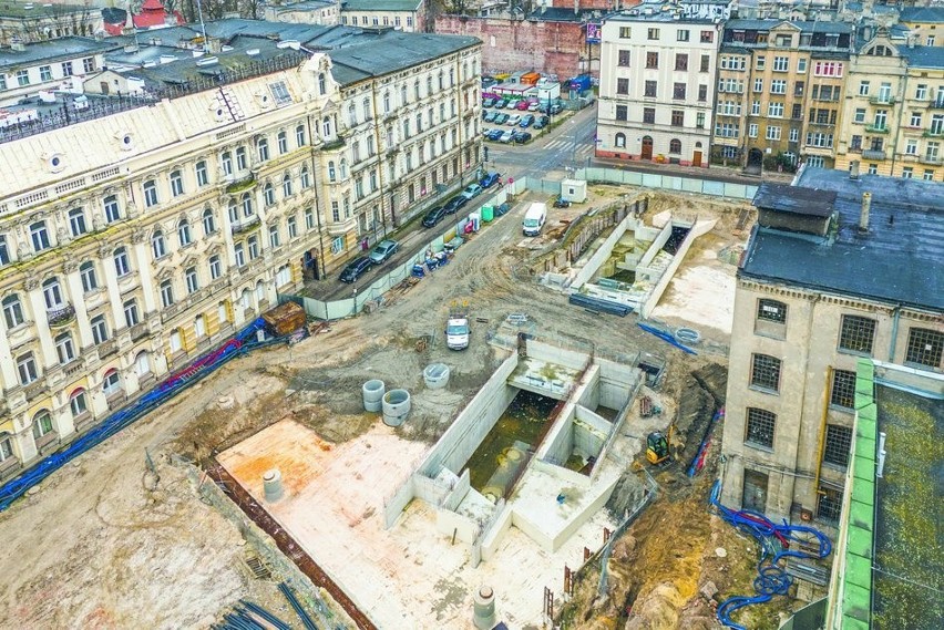 Budowa przystanku Łódź Śródmieście