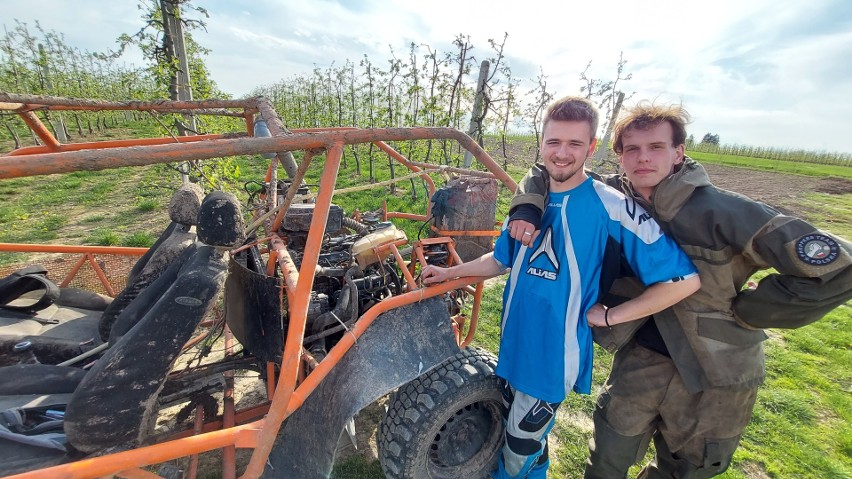 Adrian Rybak uczeń opatowskiego technikum skonstruował pojazd typu BUGGY. Zobaczcie, jak wygląda