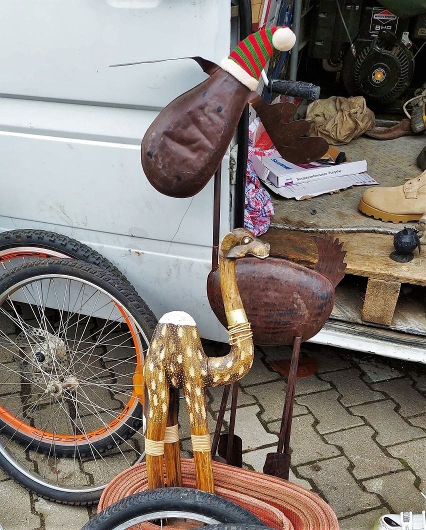 Dziwne, śmieszne, stare i ciekawe rzeczy na giełdzie w Sandomierzu. Kto to kupi? (ZDJĘCIA)  