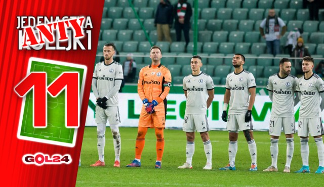 Legia Warszawa przegrała u siebie z Wartą Poznań i pobiła klubowy rekord porażek w jednym sezonie. Fatalnie zaprezentowała się dryfująca w stronę strefy spadkowej Wisła Kraków oraz Bruk-Bet Termalica, która otrzymała potężne lanie od Lecha Poznań. Kto znalazł się w Antyjedenastce 21. kolejki PKO Ekstraklasy?