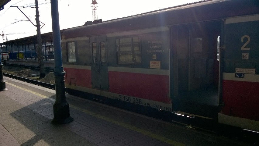 - Podróż odbyłem pociągiem relacji Słupsk - Szczecin Główny...