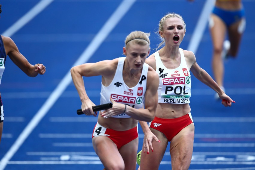 Sztafeta 4x400 m - Małgorzata Hołub-Kowalik, Iga...