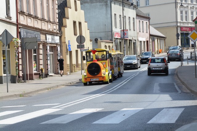 Nie lada atrakcja - wyjątkowa kolejka pojawiła się na ulicach Sępólna Krajeńskiego