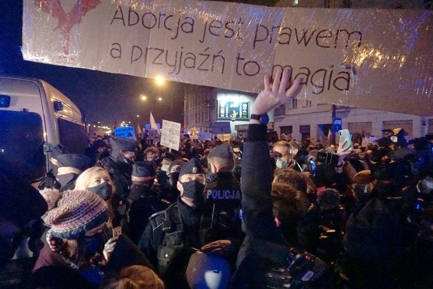 Do protestów ulicznych w Łodzi i innych miastach doszło po...