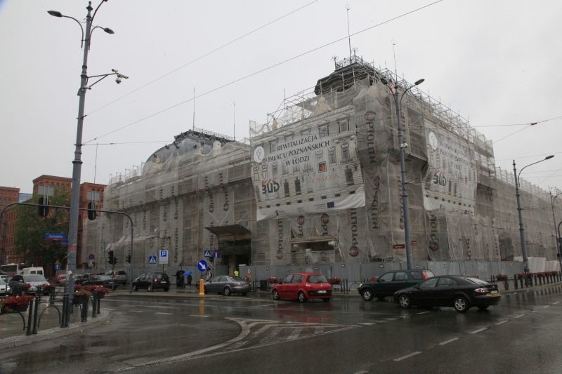 Pałac Poznańskiego odzyskuje blask szybciej niż zakładano