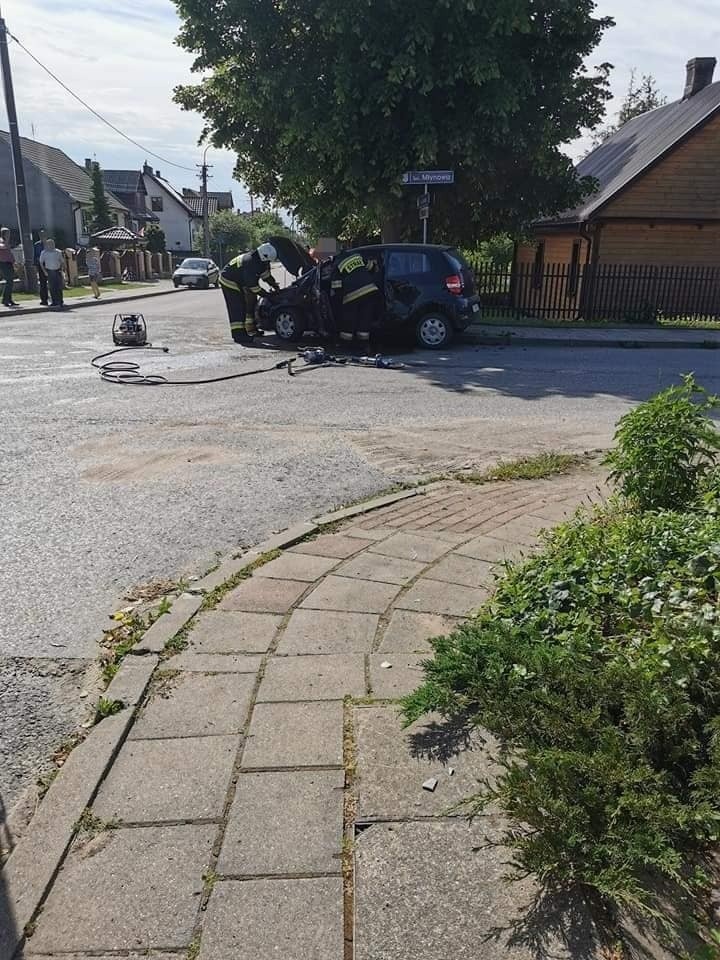 Michałowo. Wypadek na skrzyżowaniu ulic Młynowej i Leśnej....