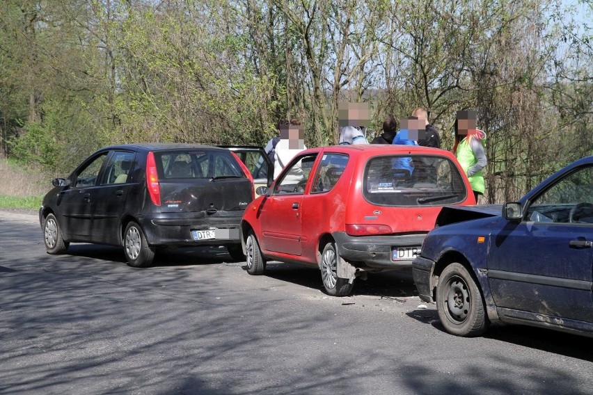 Wypadek na Okulickiego, Wrocław, 21.04.2016