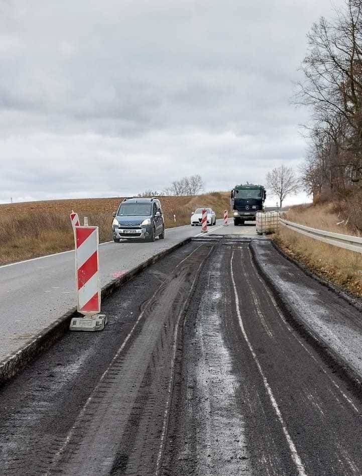 Trwa przebudowa DK41 pod Nysą.