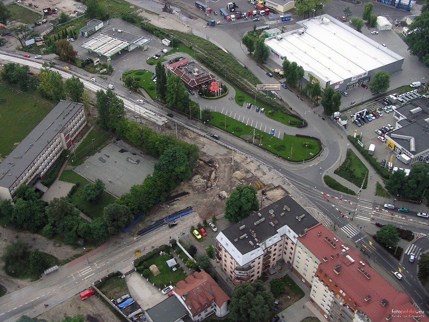 17 sierpnia 2008 , Przebudowa skrzyżowania ulic Krakowskiej...