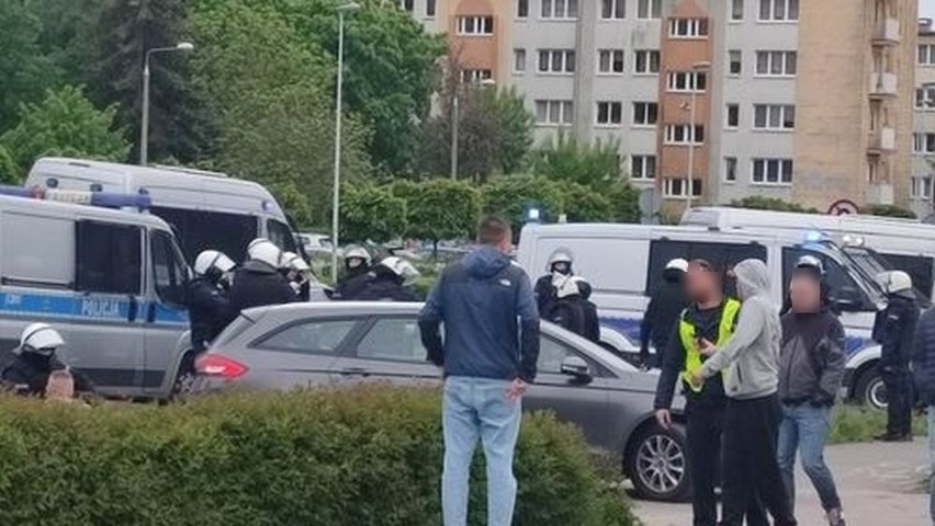 Elana - Zawisza w Toruniu. Tak wygladała interwencja policji...