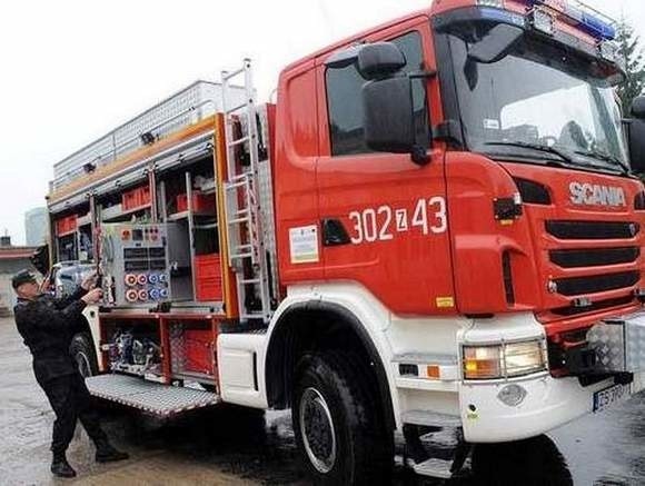 Na miejsce pojechała jednostka straży ze Stargardu i OSP Chociwel