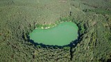 Lubuskie ma jezioro w kształcie serca. Nieziemski widok! Tak wygląda cud natury, jedyne takie miejsce na Ziemi | ZDJĘCIA, FILM