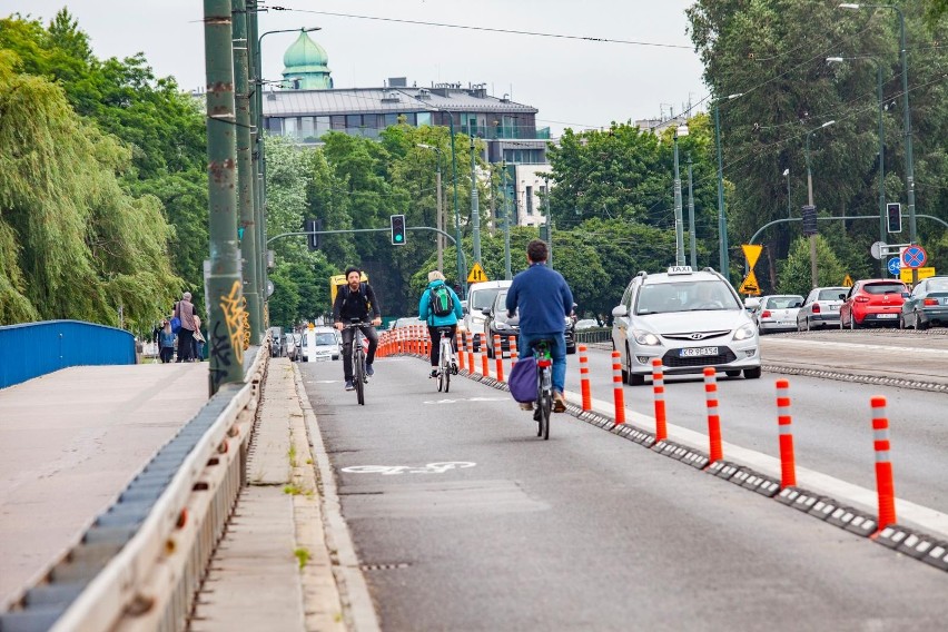 Kraków. Od września przywrócą dwa pasy ruchu dla aut na moście Grunwaldzkim 