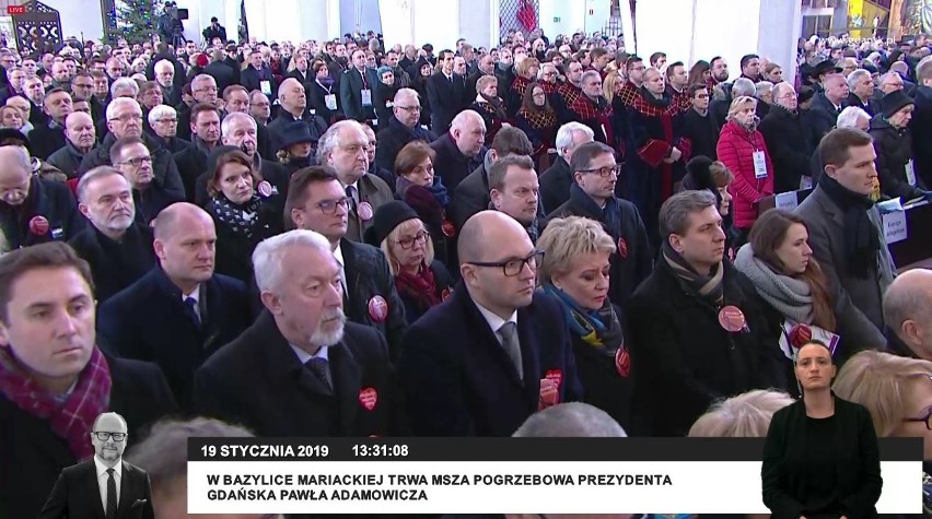 Wśród uczestników pogrzebu Pawła Adamowicza byli prezydenci...