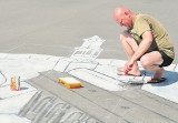 Obrazy street art 3D w Kartuzach. Nietypowy pomysł na promocję miasta 