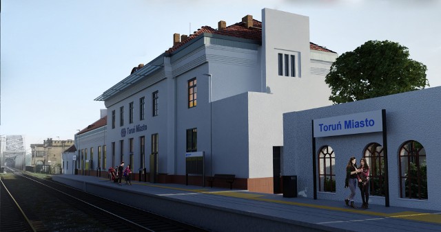 Modernizacją dworca Toruń Miasto zajmie się toruńska firma "AGAD" Było to jedyne przedsiębiorstwo, które złożyło ofertę w ogłoszonym przez PKP postępowaniu. Tak ma wyglądać dworzec po remoncie.