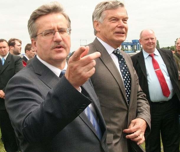 Bronisław Komorowski i Andrzej Pałucki