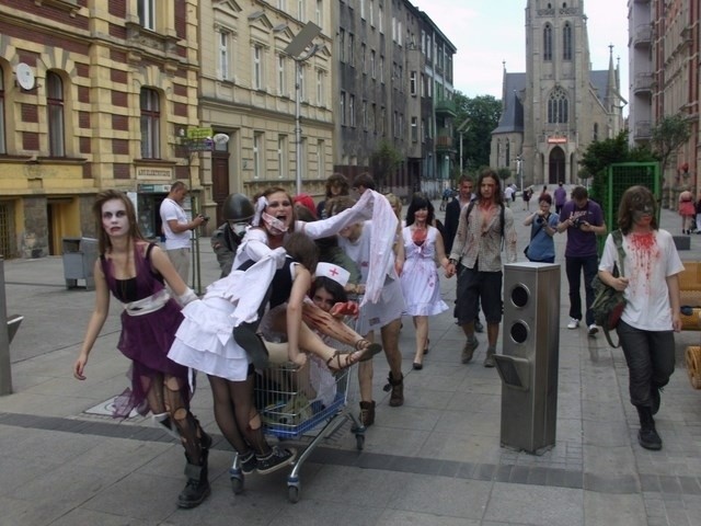 Marsz Zombie w Katowicach