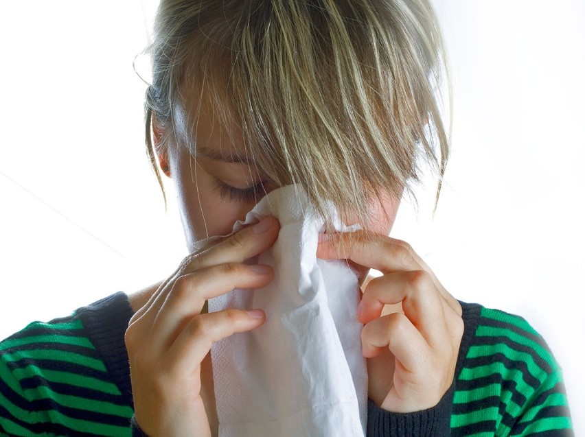Najczęstszą postacią alergii jest nieżyt nosa. Występuje on...
