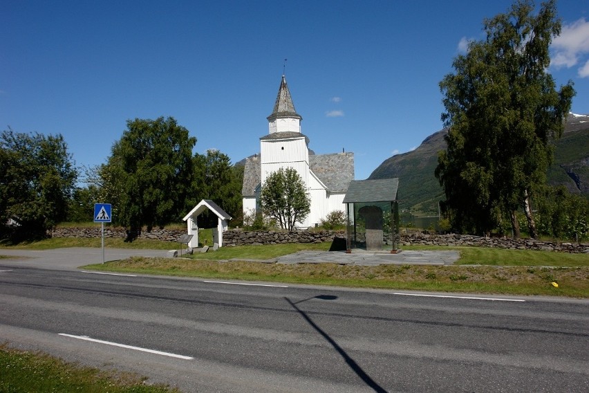 Norweskie Vang współcześnie. To stamtąd do Karpacza...