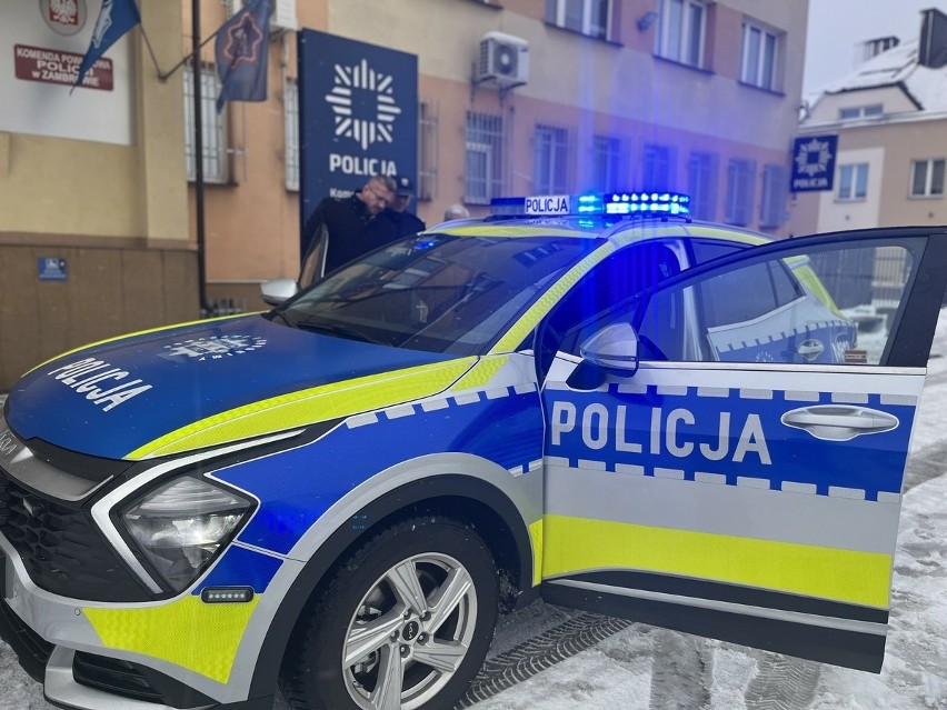 Nowa KIA wesprze zambrowskich policjantów.