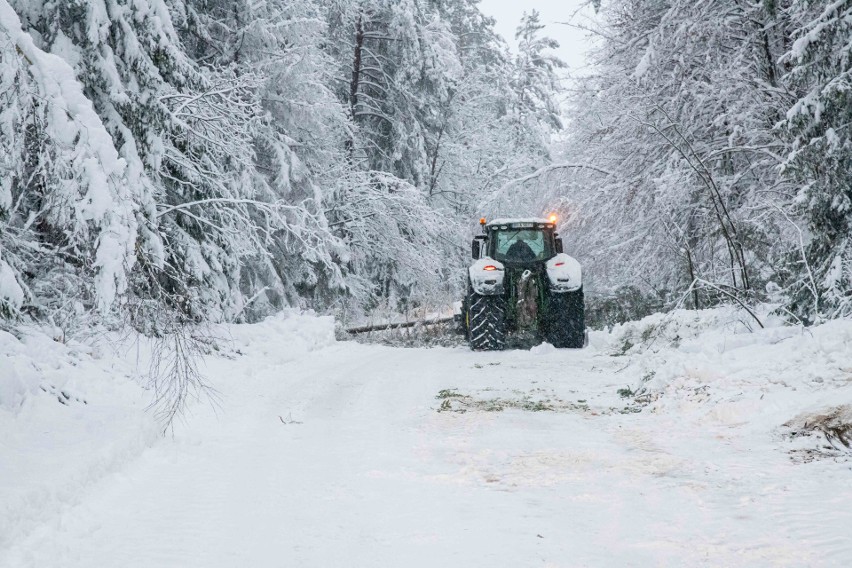 Na początku roku przez Podlasie przeszły wielkie śnieżce.