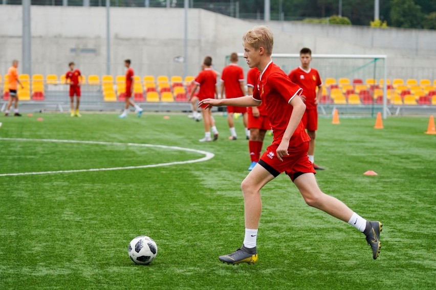 Trening Jagiellonii z rocznika 2005 prowadzonej przez...