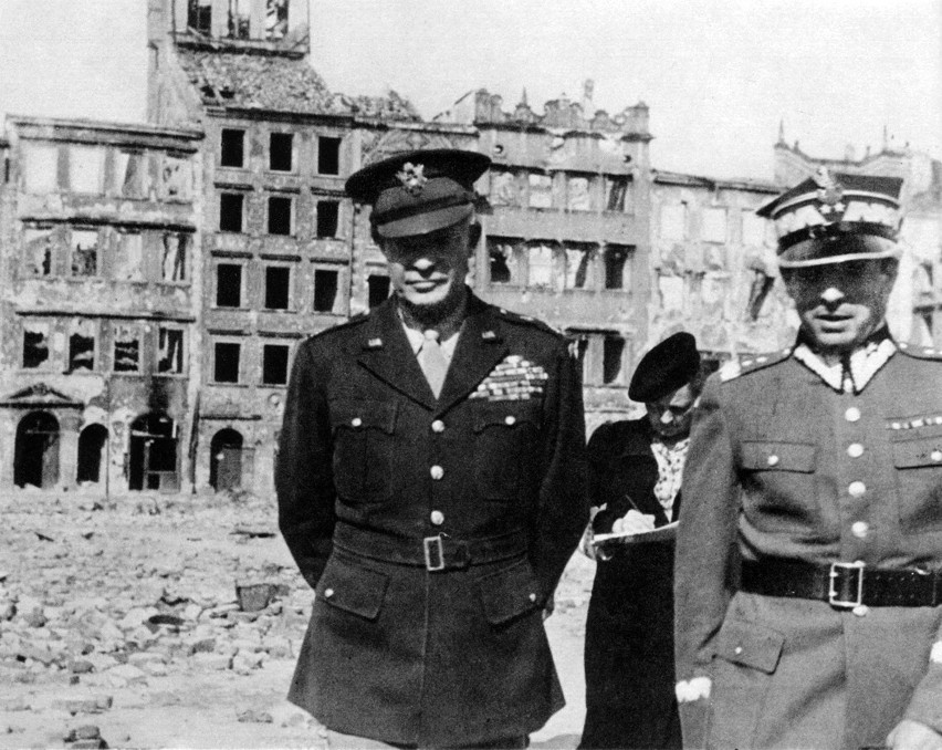 Generał Dwight David Eisenhower i gen. Marian Spychalski...
