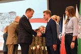 Minister Mariusz Błaszczak na inauguracji roku akademickiego na Akademii Wojsk Lądowych we Wrocławiu