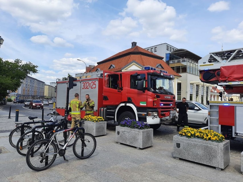 Białystok. Straż pożarna interweniowała w banku przy ul....