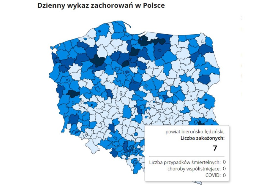 Koronawirus w woj. śląskim - najnowsze dane. Ministerstwo...