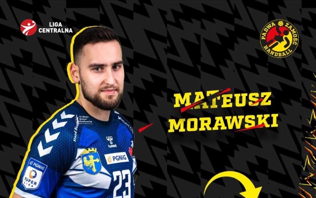 (Mateusz Morawski przeniósł się do Padwy Zamość z Gwardii Opole, rywalizującej w PGNiG Superlidze Mężczyzn)
