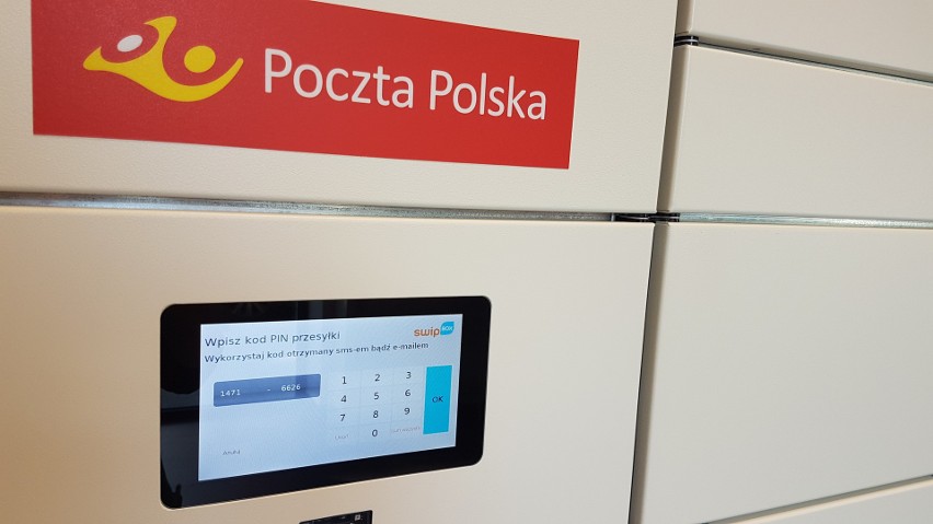 Tak wygląda pierwszy automat paczkowy Poczty Polskiej....