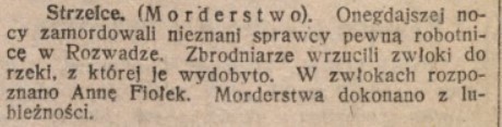 Wiadomości sprzed 100 lat niewiele różniły się od...