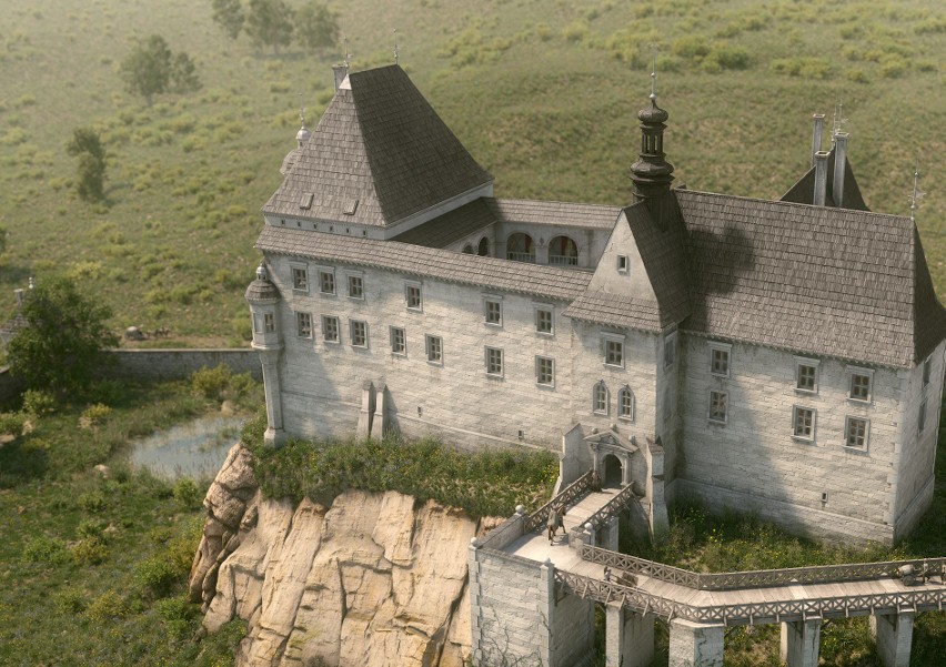 Tak zamek mógłby wyglądać po rekonstrukcji.