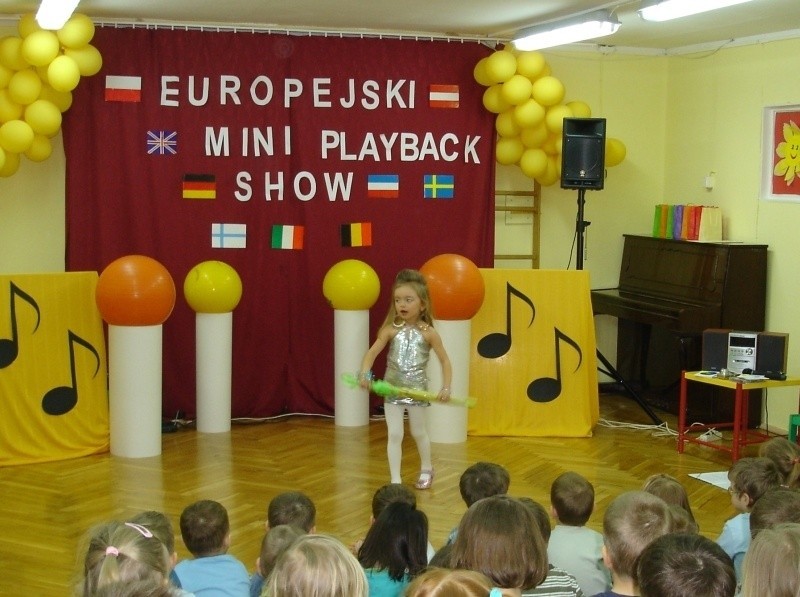 Mini Playback Show w przedszkolu