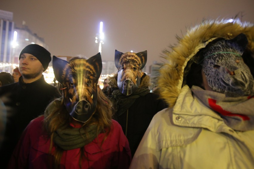 „Nie dla masowego odstrzału dzików” - demonstracja w...