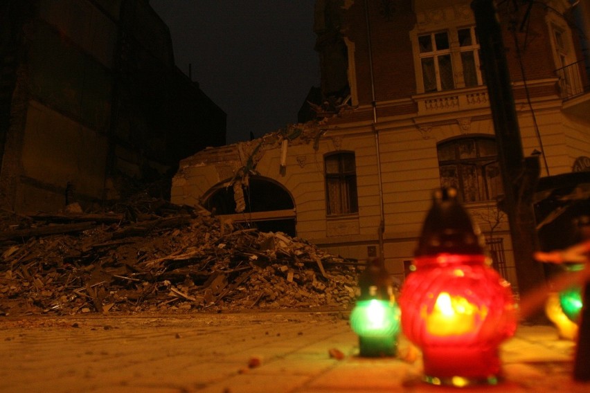 Kamienica przy ul. Chopina w Katowicach po wybuchu