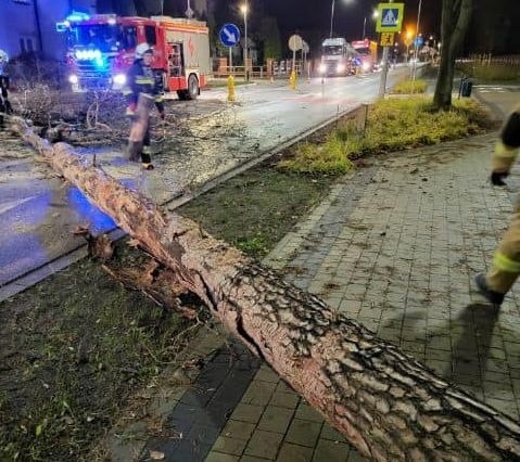 Straż Pożarna interweniowała między innymi na ulicy Głowaczowskiej w Kozienicach. Więcej ze zniszczeń w regionie radomskim na kolejnych zdjęciach.