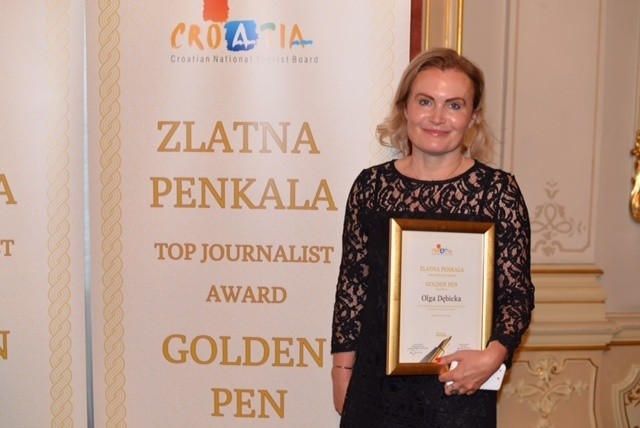 Olga Dębicka otrzymała chorwacką nagrodę Złote Pióro za "Karnawał po bałkańsku" 