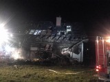Solniczki. Strażacy z OSP Juchnowiec gasili pożar domu