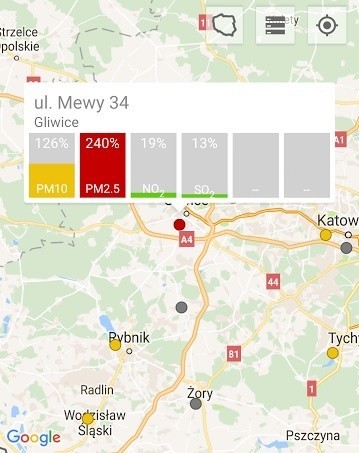 Smog na Śląsku: Znowu trudno oddychać. Najgorzej jest w Gliwicach