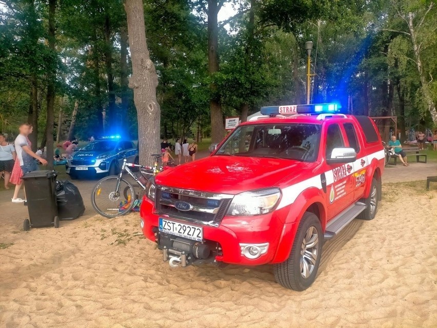 Starszy mężczyzna utopił się w jeziorze Miedwie. Plaża dopiero będzie strzeżona od piątku 