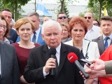 Niespodziewana wizyta Jarosława Kaczyńskiego w Starachowicach