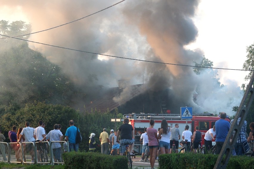 Pożar w Bełżycach. Spłonął budynek mieszkalny