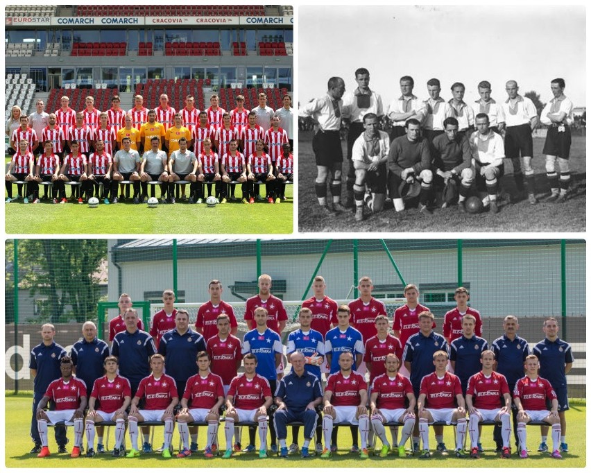 Siedem krakowskich drużyn występowało w piłkarskiej ekstraklasie. Przypominamy wszystkie [ZDJĘCIA]