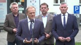 Donald Tusk w Białobrzegach o karze dla miejscowego Zakładu Opieki Zdrowotnej za... oszczędzanie gazu. Zobacz zapis transmisji. Aktualizacja